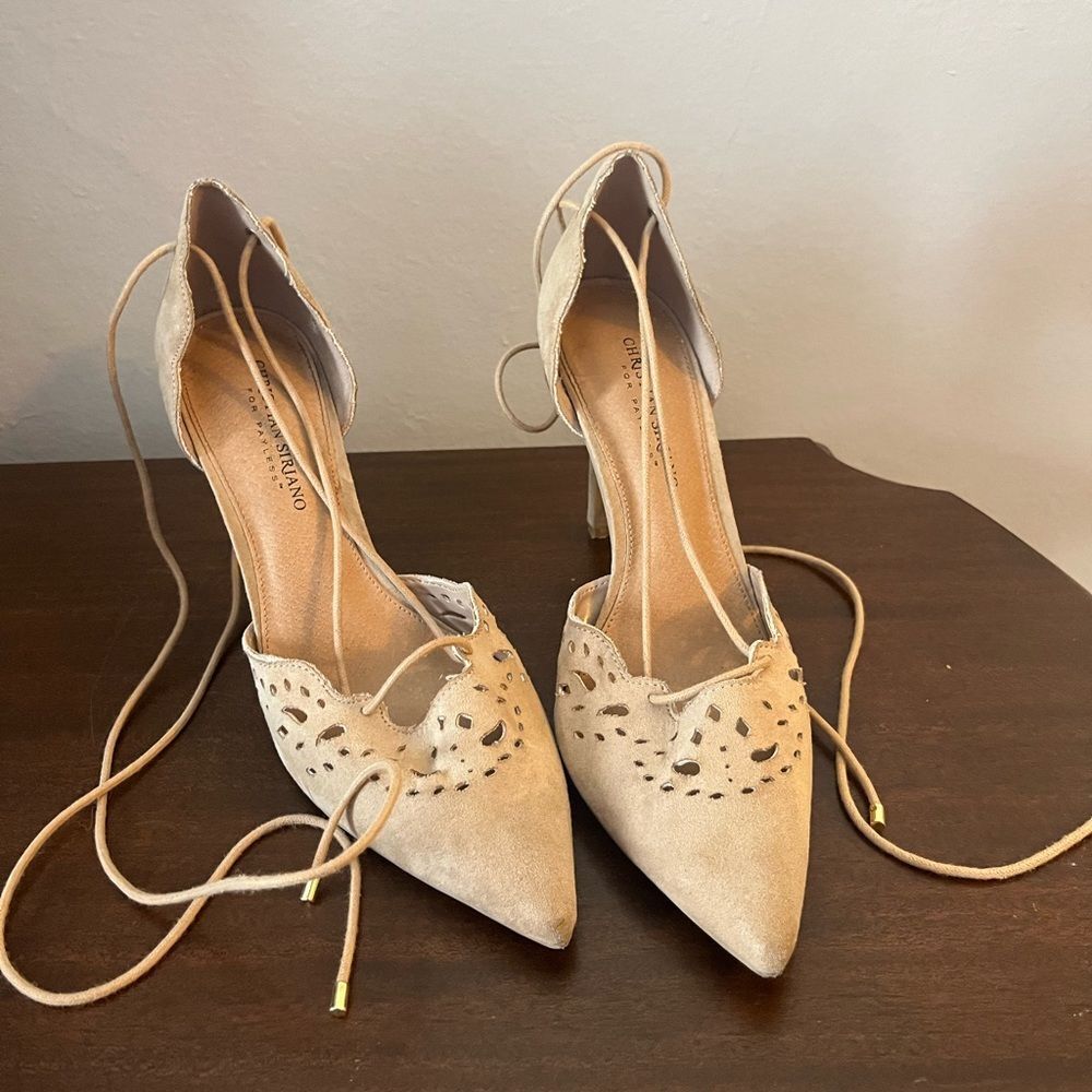 Christian Siriano Wrap Heels